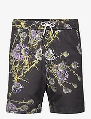 Woodbird - Bommy Thistle Shorts - kasdienio stiliaus šortai - dark grey - 0