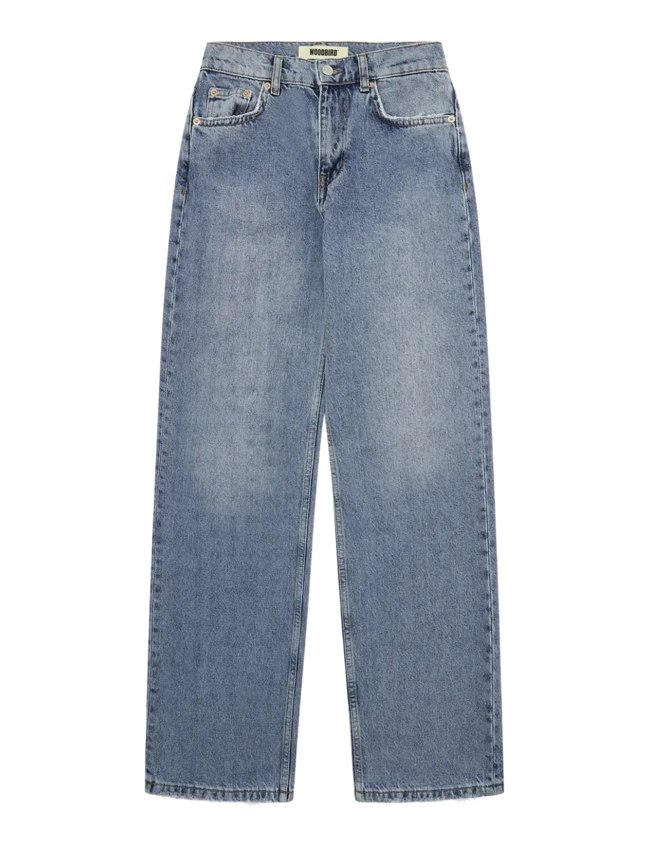 Woodbird Carla Doone Jeans - Transitional Layering - WASHED BLUE / blue
