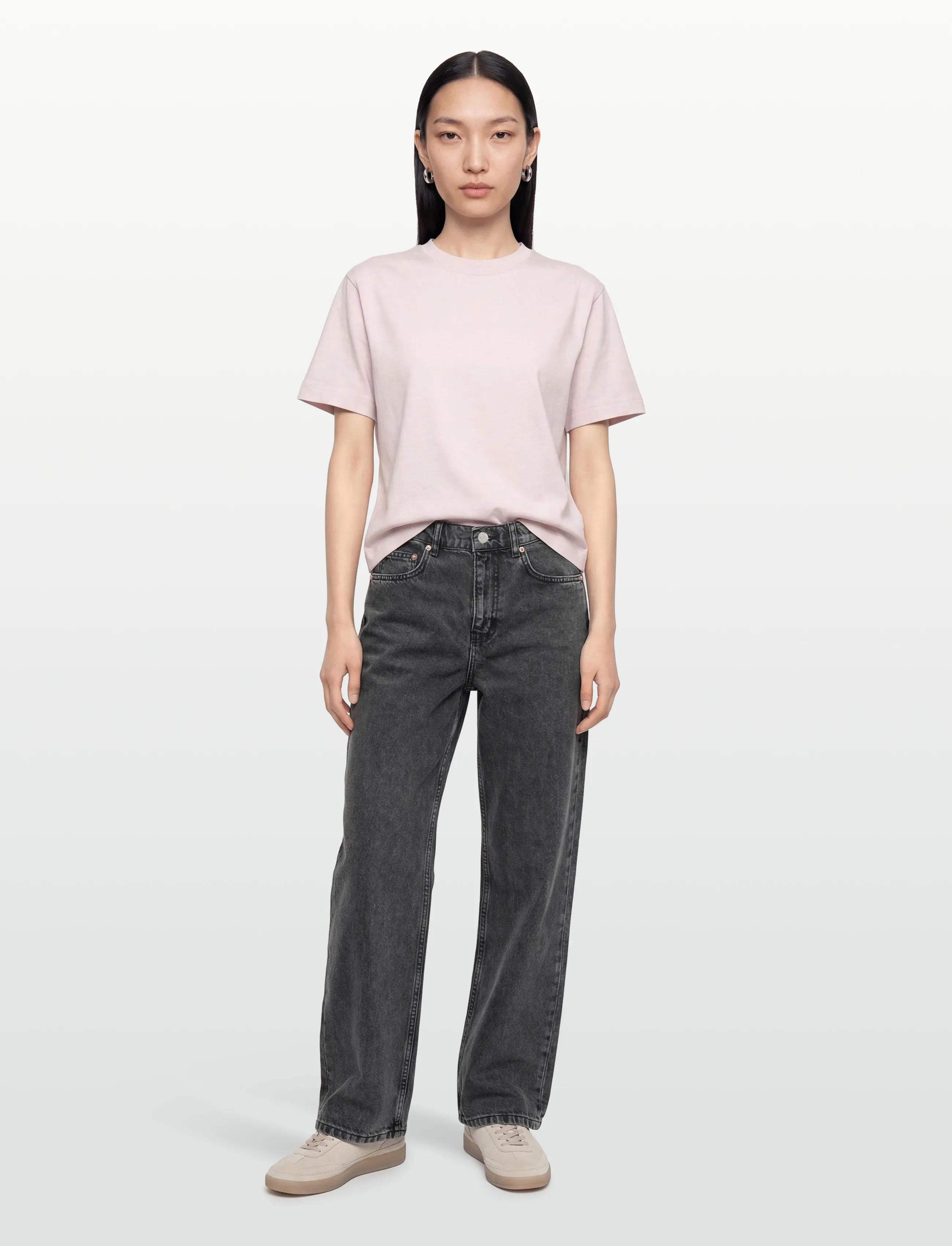 Woodbird Carla Thun Black Jeans - Kollektioner - BLACK / grey