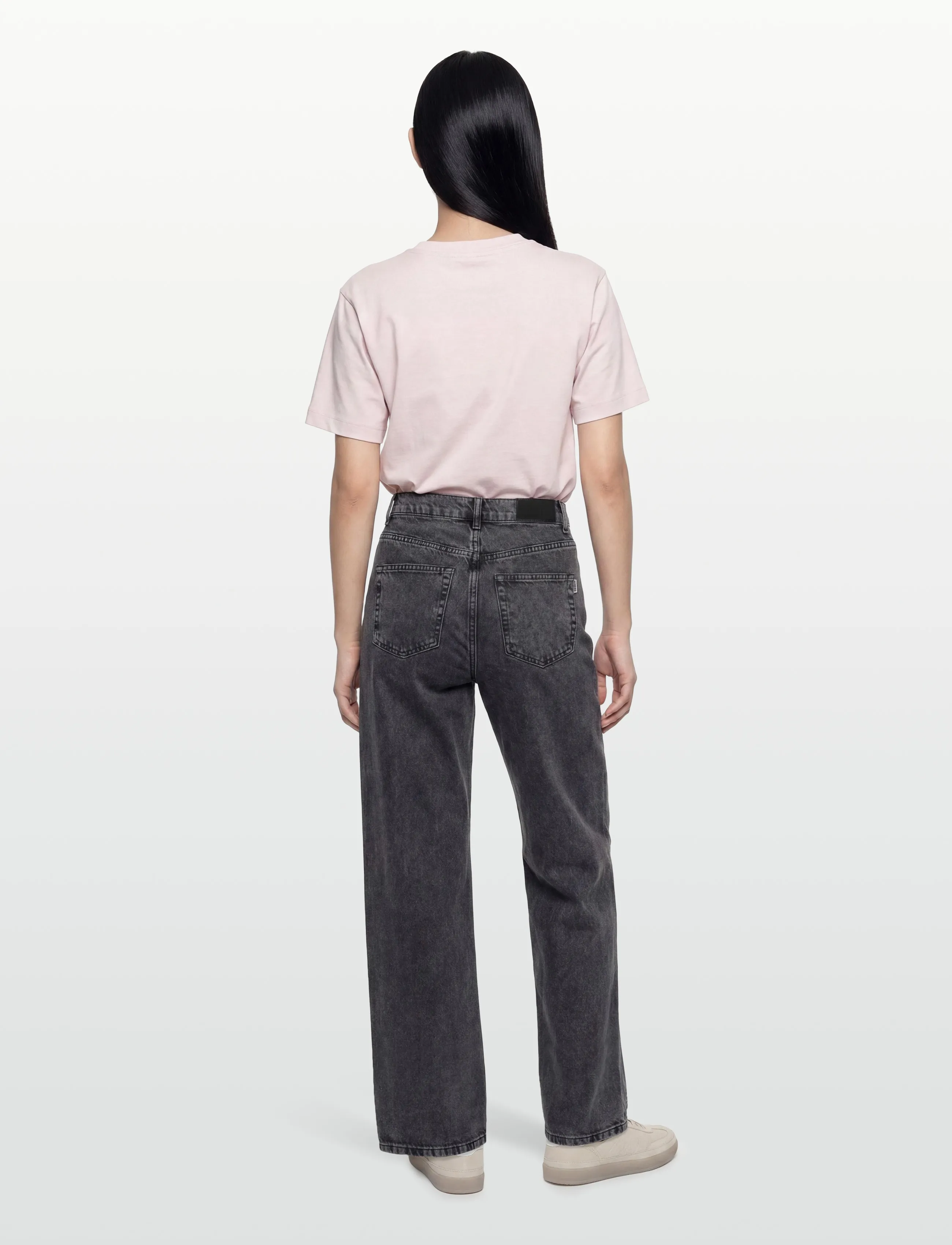 Woodbird - Carla Thun Black Jeans - wide leg jeans - black - 4