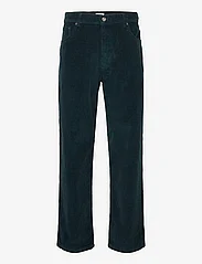 Woodbird - Leroy Cord Pants - tavalised teksad - granite green - 0