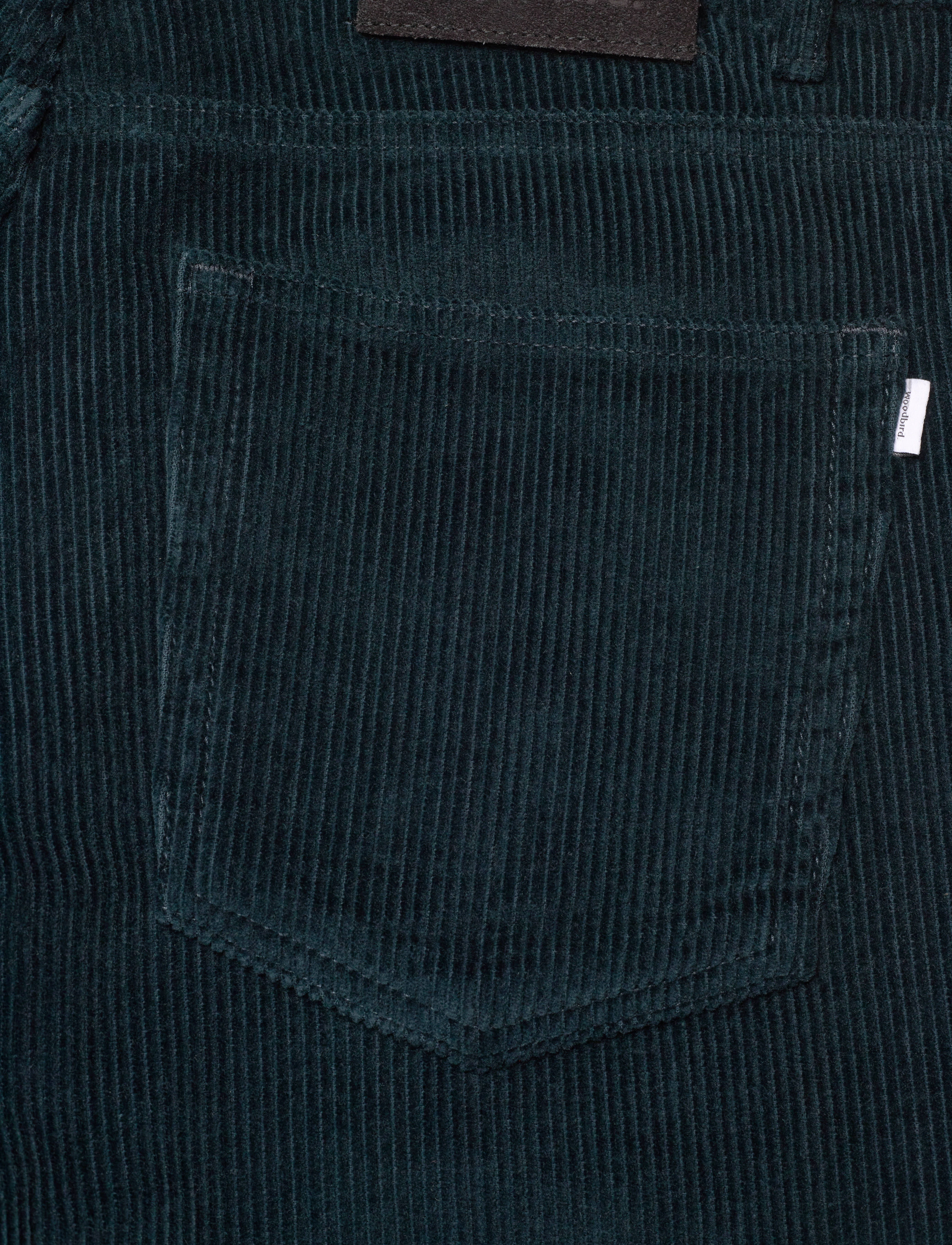 Woodbird - Leroy Cord Pants - regular jeans - granite green - 4