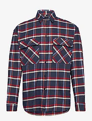 Woodbird - Stoll Mathil Shirt - rutede skjorter - brown - 0