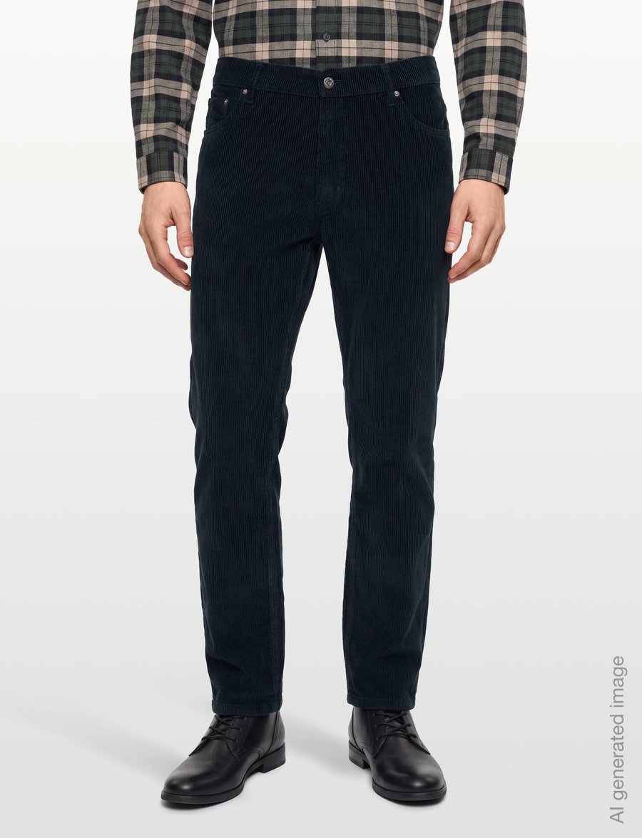 Woodbird - Doc Cord Pants - klassikalised teksad - dark navy - 3