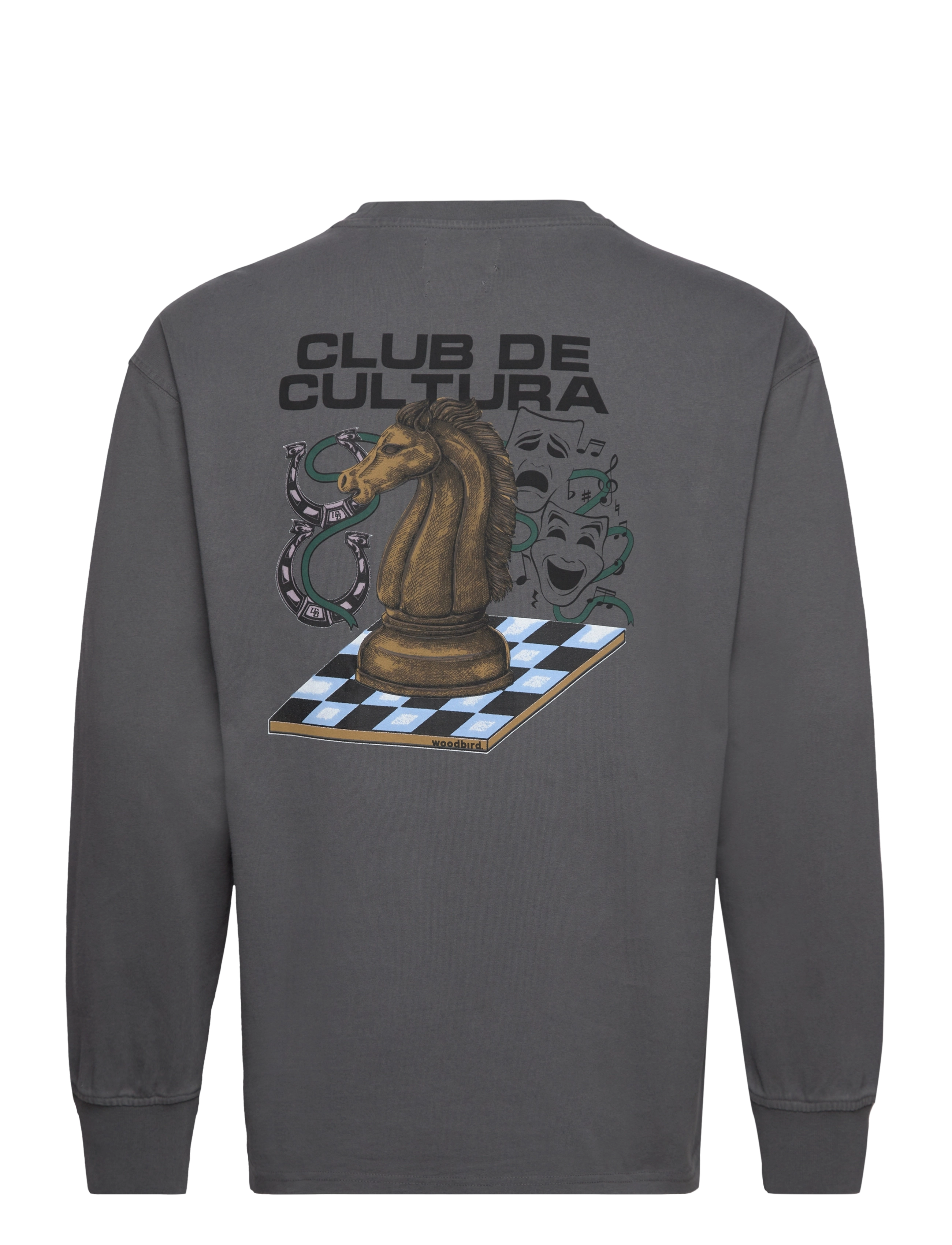 Woodbird - Hanes Club L/S Tee - antra grey - 1