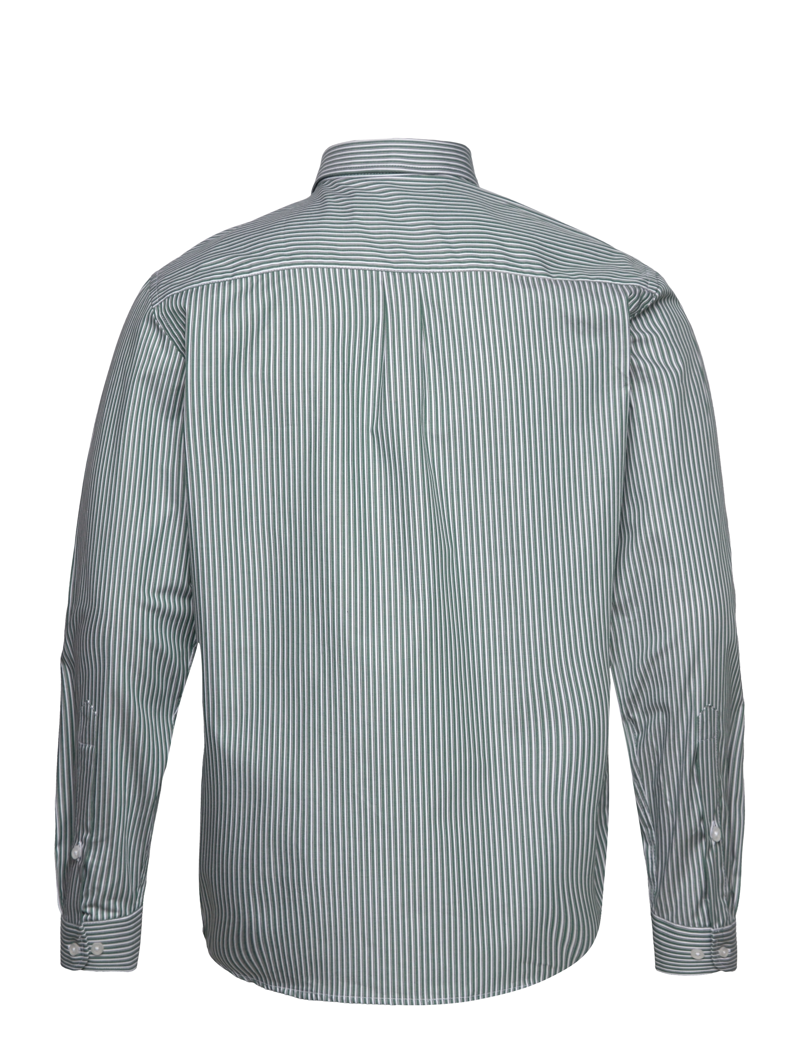 Woodbird - Fling Stripe Shirt - green - 1