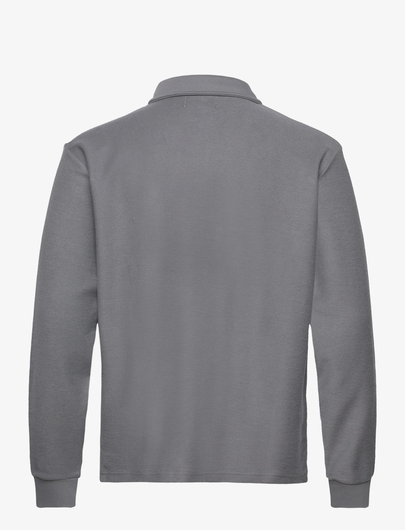 Woodbird - Alter Polo Sweat - trikotažiniai polo marškinėliai - antra grey - 1