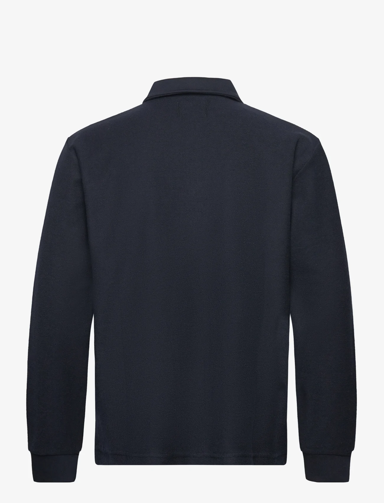 Woodbird - Alter Polo Sweat - trikotažiniai polo marškinėliai - navy - 1