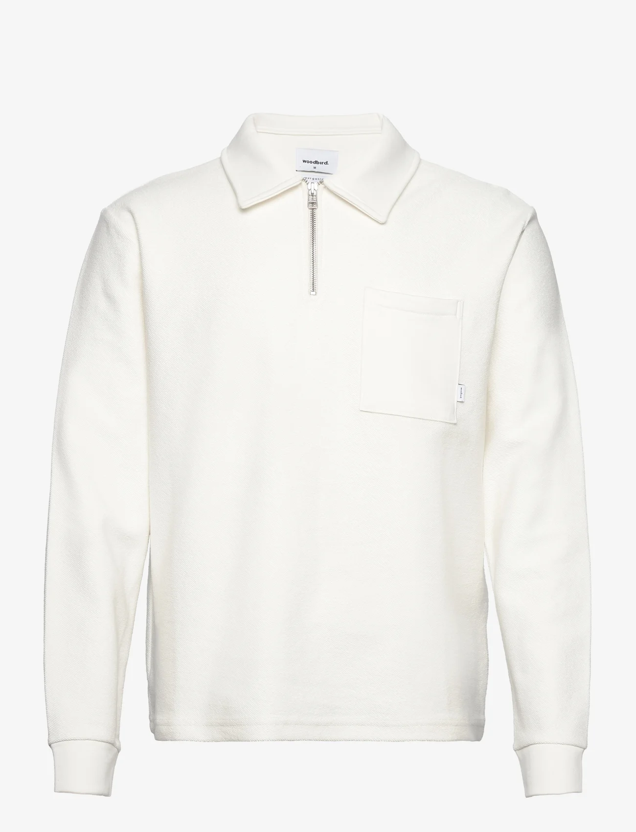 Woodbird - Alter Polo Sweat - knitted polos - off white - 0