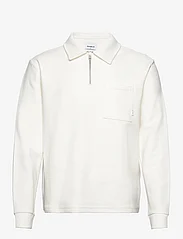 Woodbird - Alter Polo Sweat - trikotažiniai polo marškinėliai - off white - 0