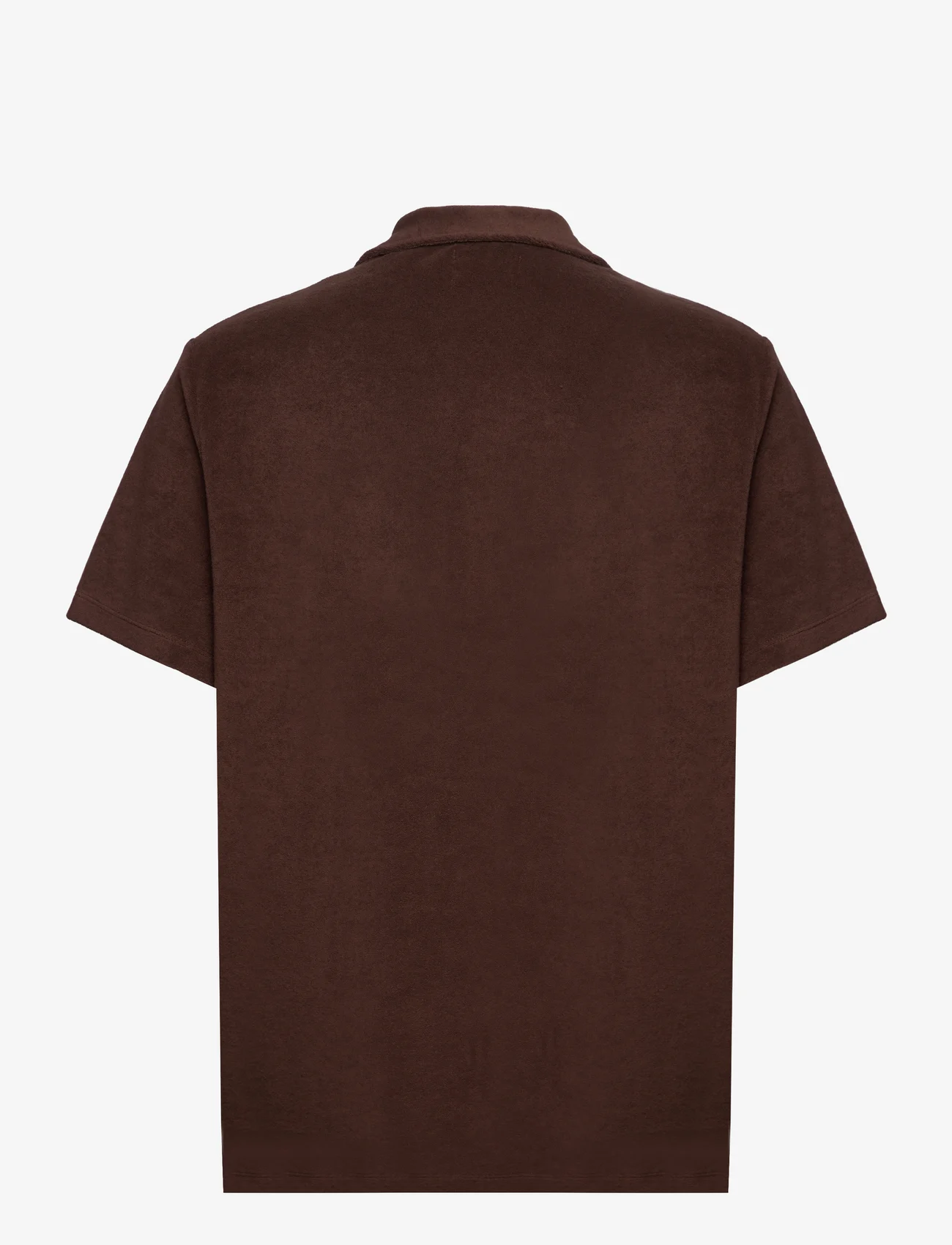 Woodbird - Mays Towel Shirt - laisvalaikio marškiniai - brown - 1