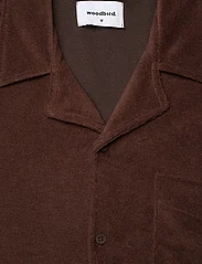 Woodbird - Mays Towel Shirt - peruskauluspaidat - brown - 2