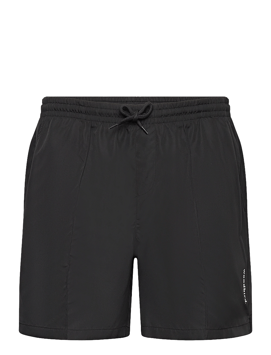 Woodbird - Bommy Swim Shorts - badeshorts - black - 0