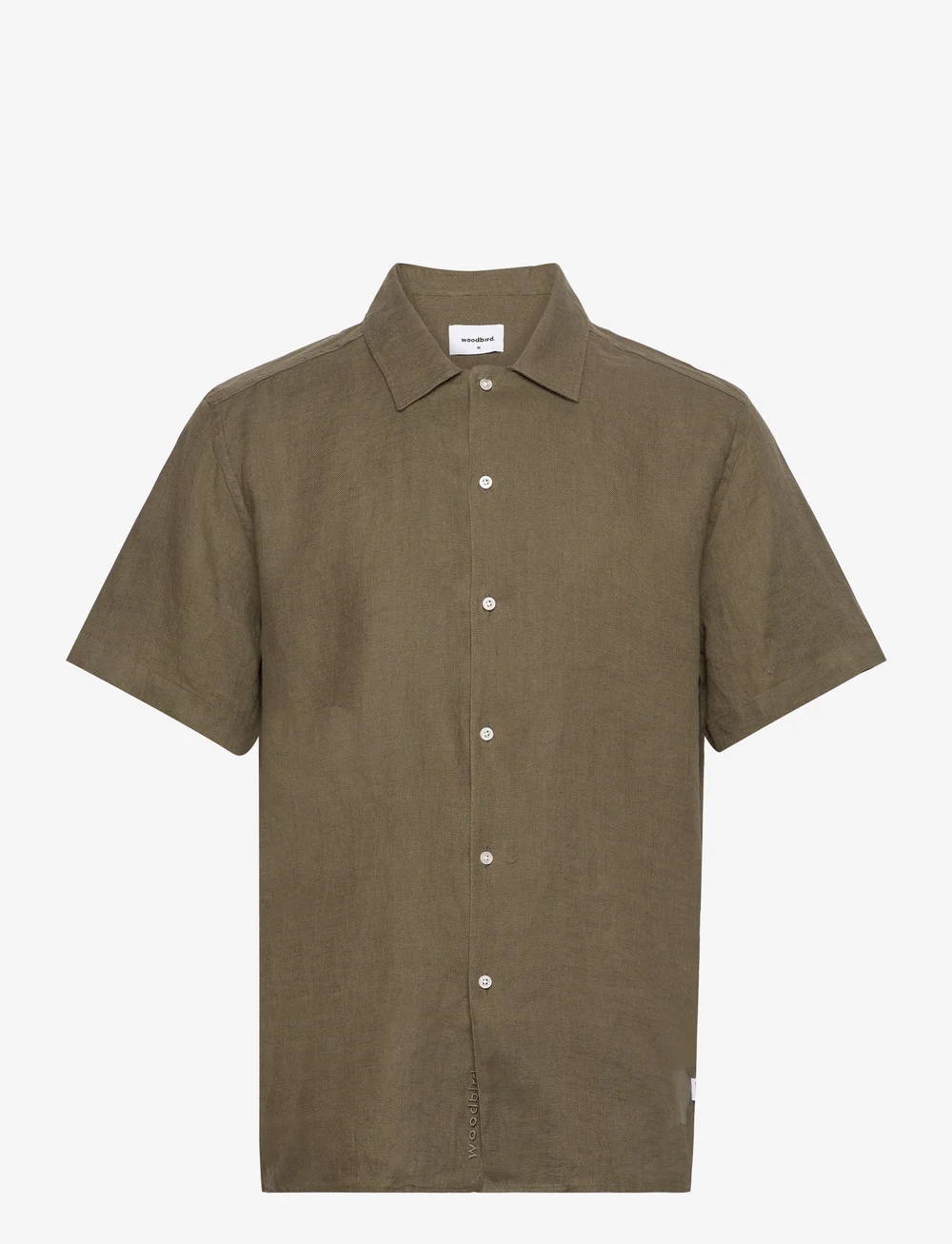 Woodbird - Sunny Linen Shirt - linen shirts - khaki - 0