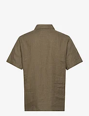 Woodbird - Sunny Linen Shirt - peruskauluspaidat - khaki - 1