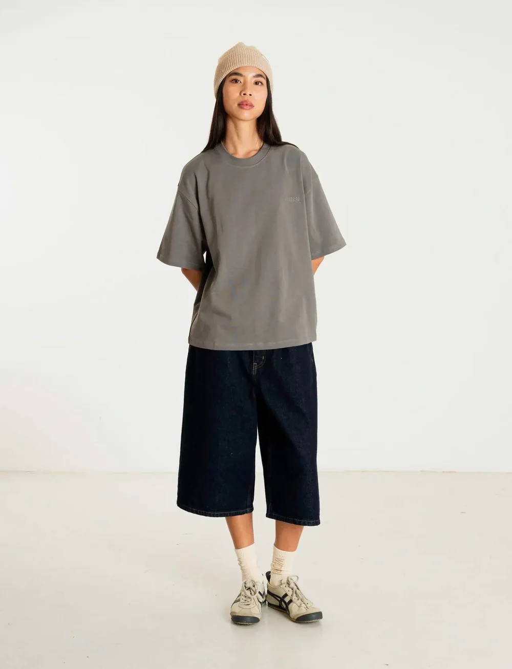 Woodbird - WBJuno Base Tee - t-shirts - antra grey - 0