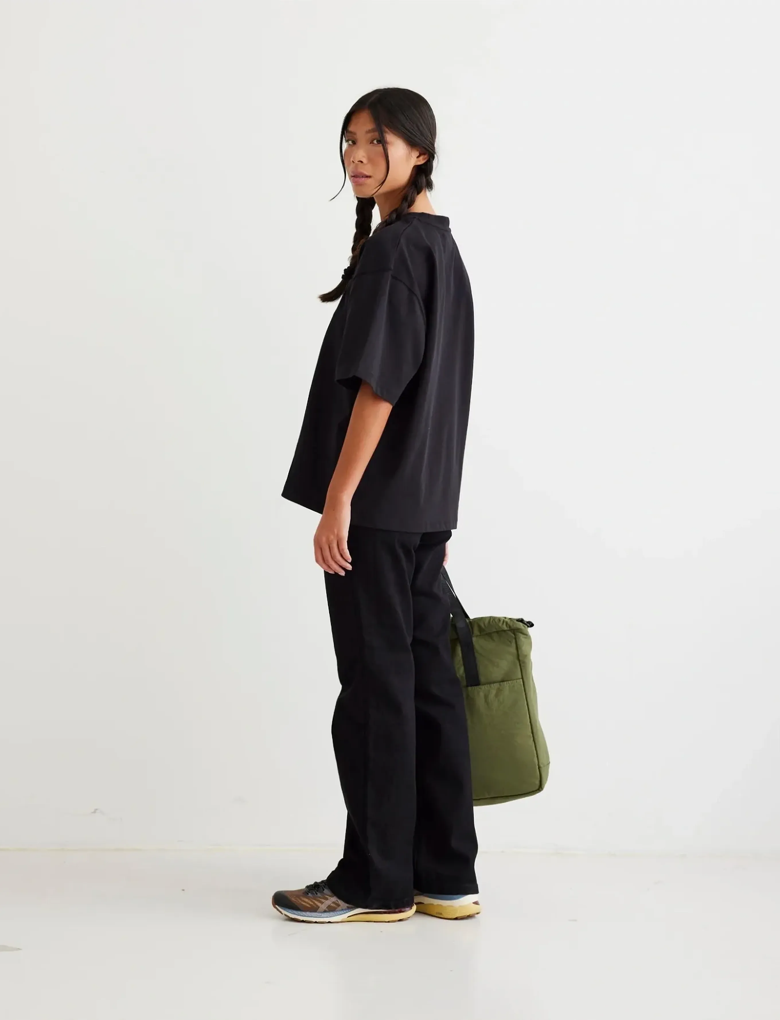 Woodbird - WBJuno Base Tee - t-shirts - black - 4