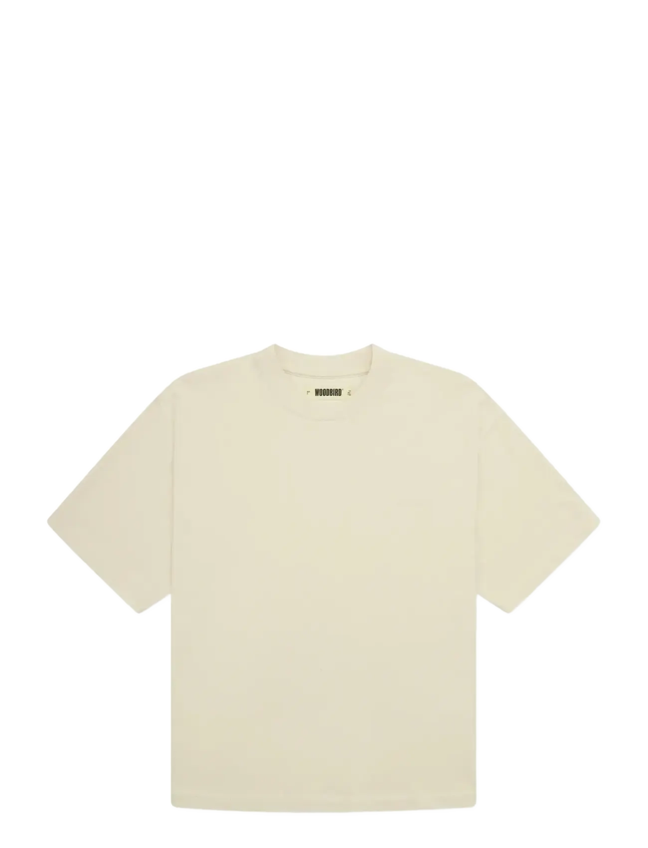 Woodbird WBJuno Base Tee - Kleidung - OFF WHITE / cream