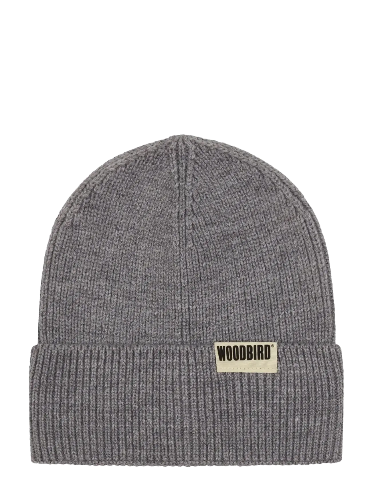 Woodbird Wbyupa Long Beanie, One Size, Grey, Hovedbeklædning > Huer, Herre