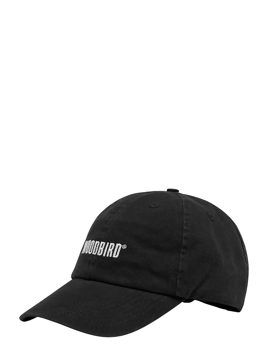 Woodbird - Core Twill Cap - petten - black-white - 1