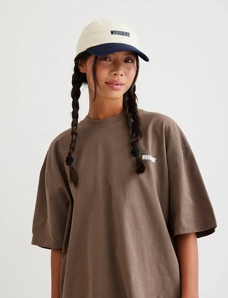 Woodbird - Core Twill Cap - kepsar - light sand - 2