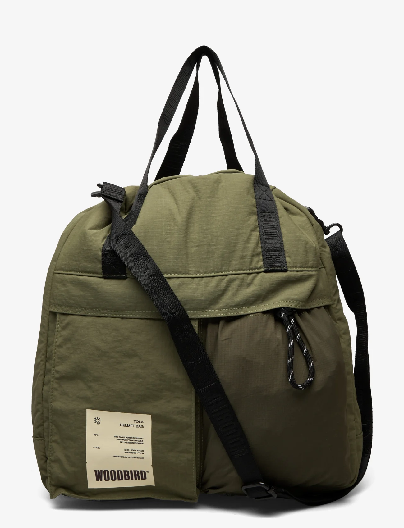 Woodbird - Tola Helmet Bag - pirkinių krepšiai - army green - 0