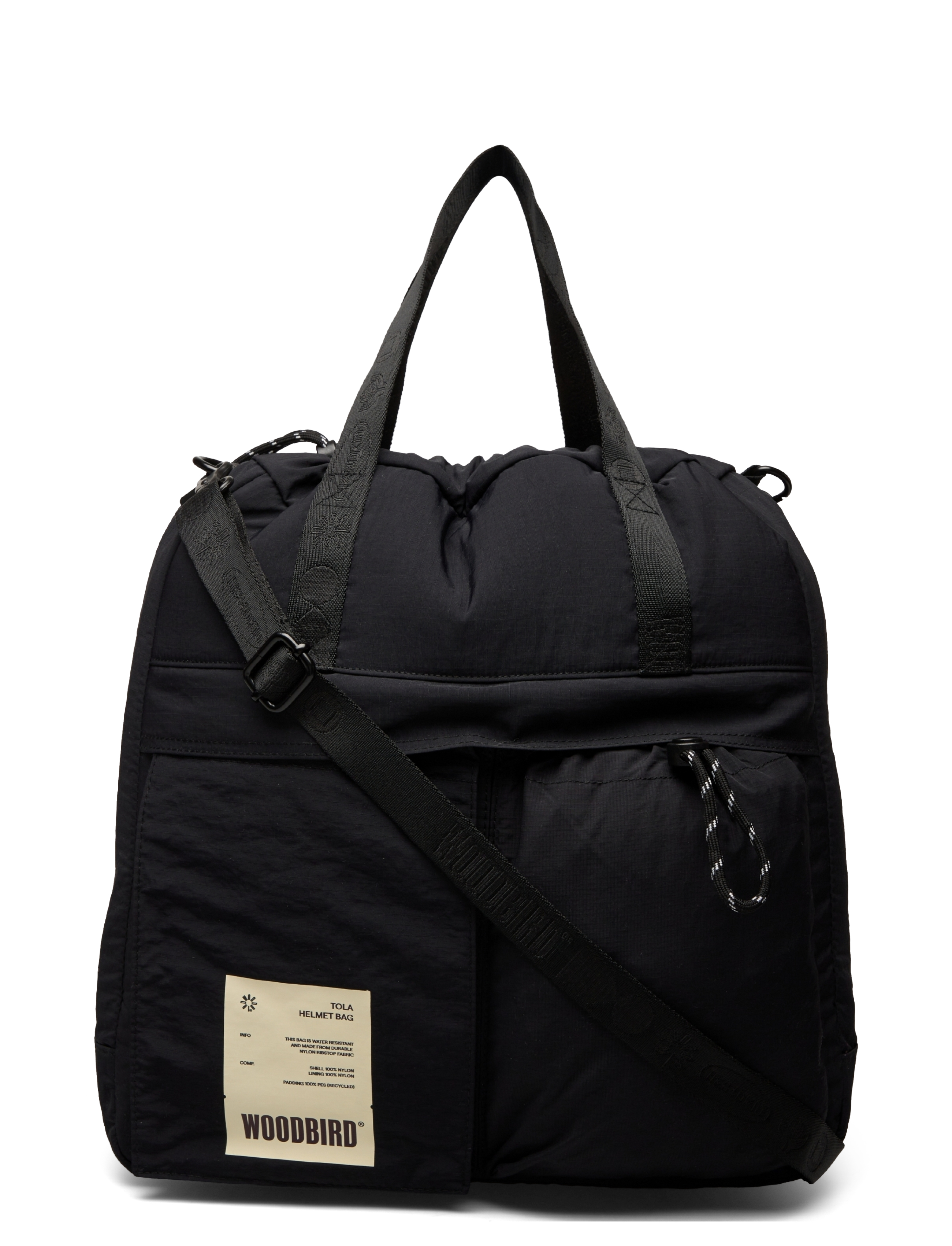 WOODBIRD Tola Helmet Tasche Schwarz - One Size - Herren