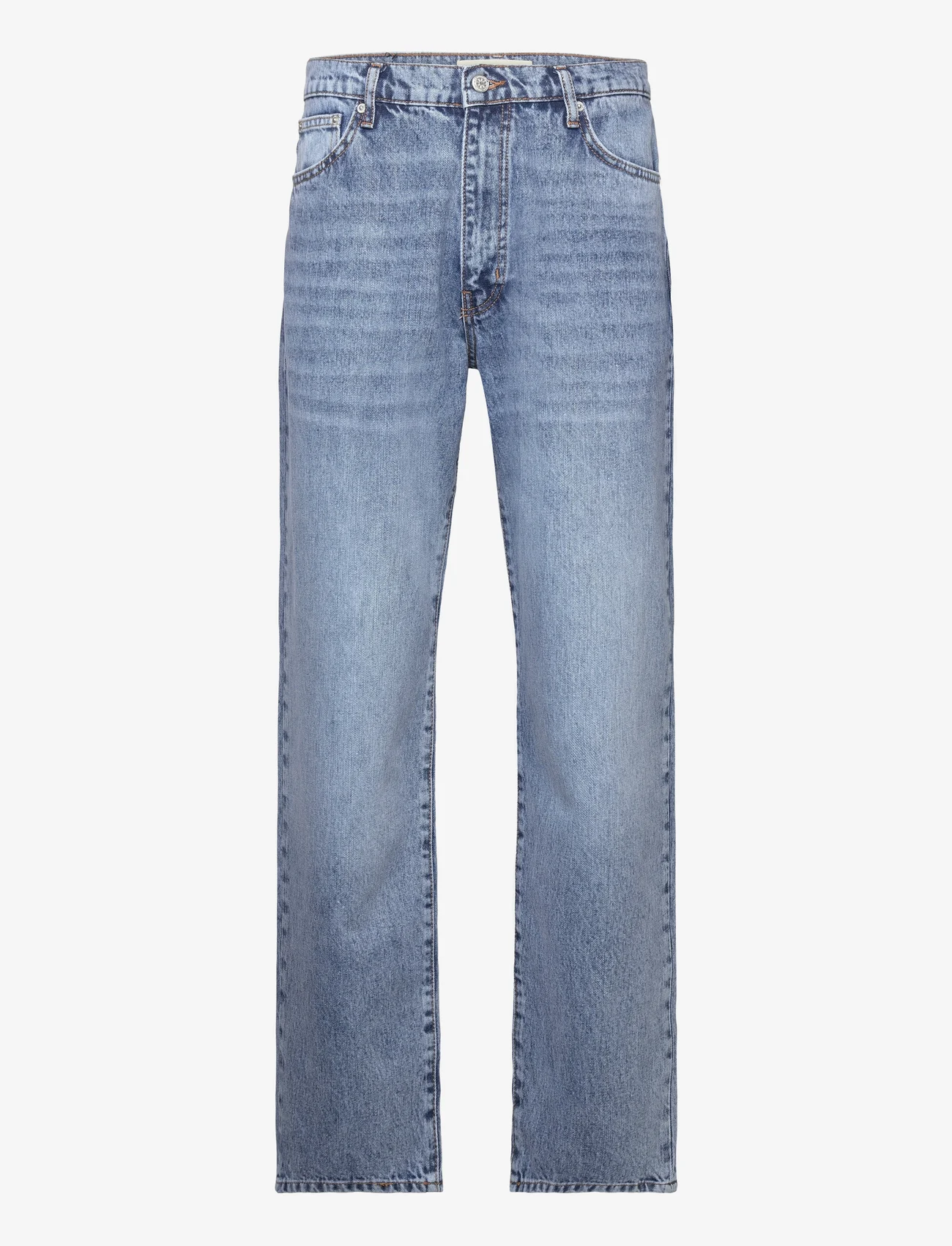 Woodbird - WBLeroy Marble Jeans - Įprasto kirpimo džinsai - vintage blue - 0