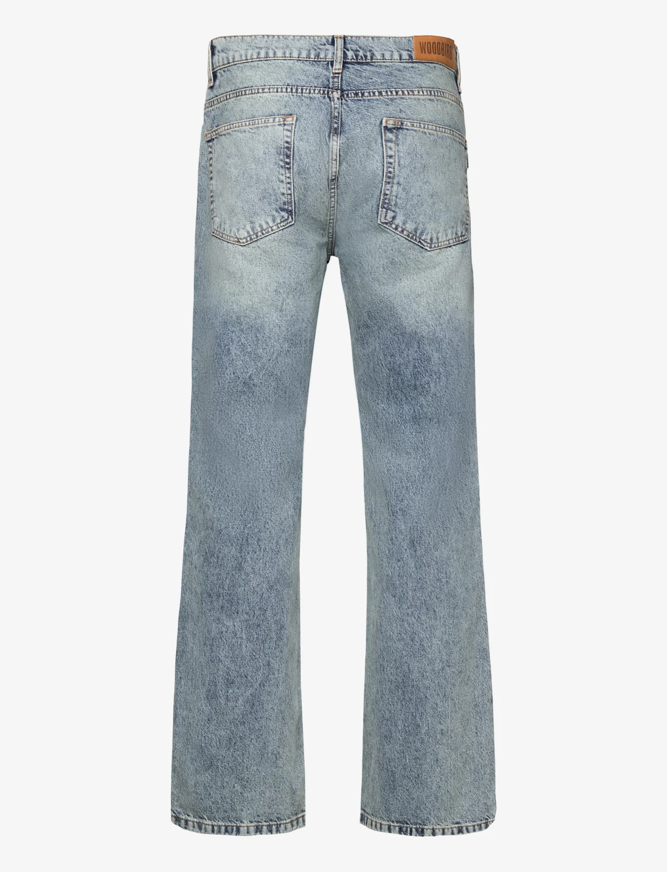 Woodbird - WBWik Vectorblue Jeans - brīva piegriezuma džinsa bikses - mid blue - 1