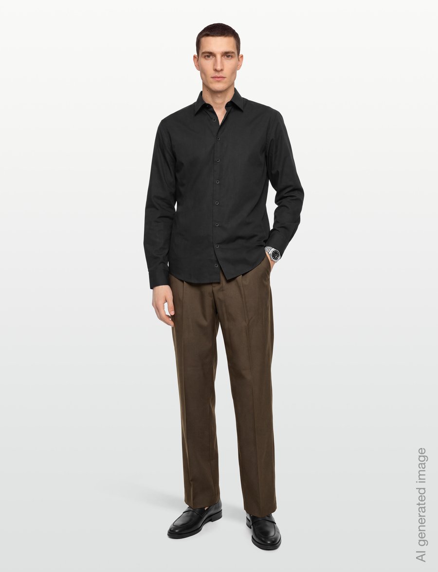 Woodbird - WBBen Suit Pant - kostymbyxor - brown - 0