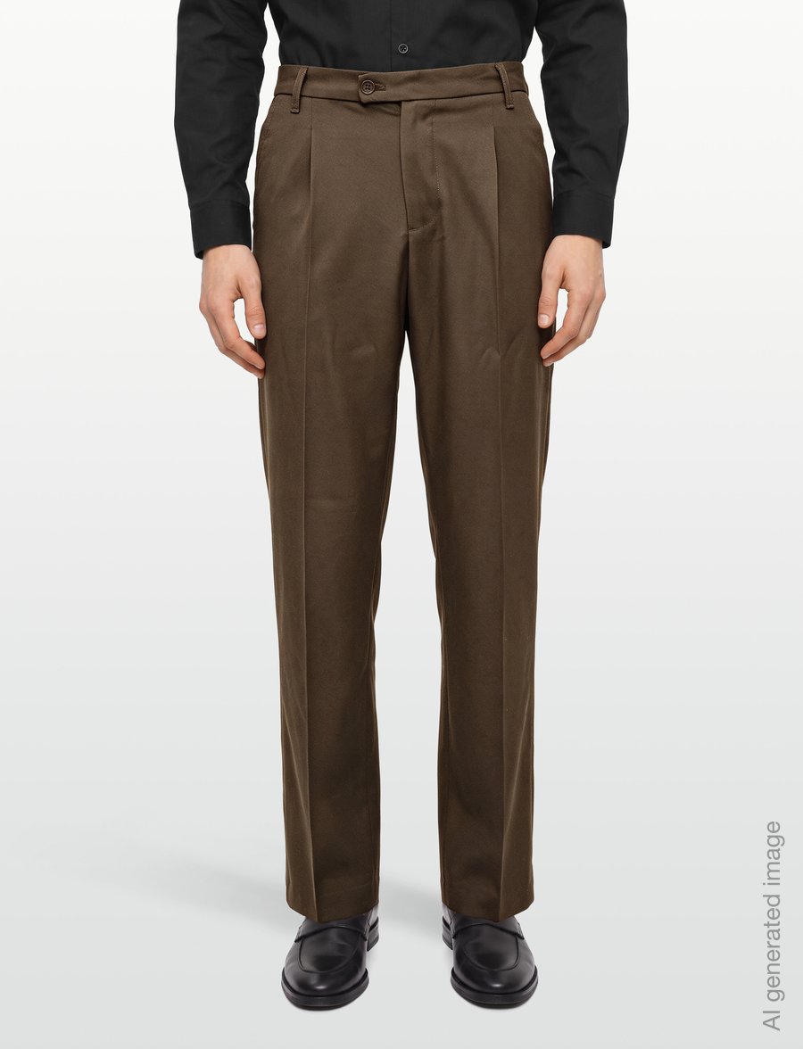 Woodbird - WBBen Suit Pant - kostymbyxor - brown - 3