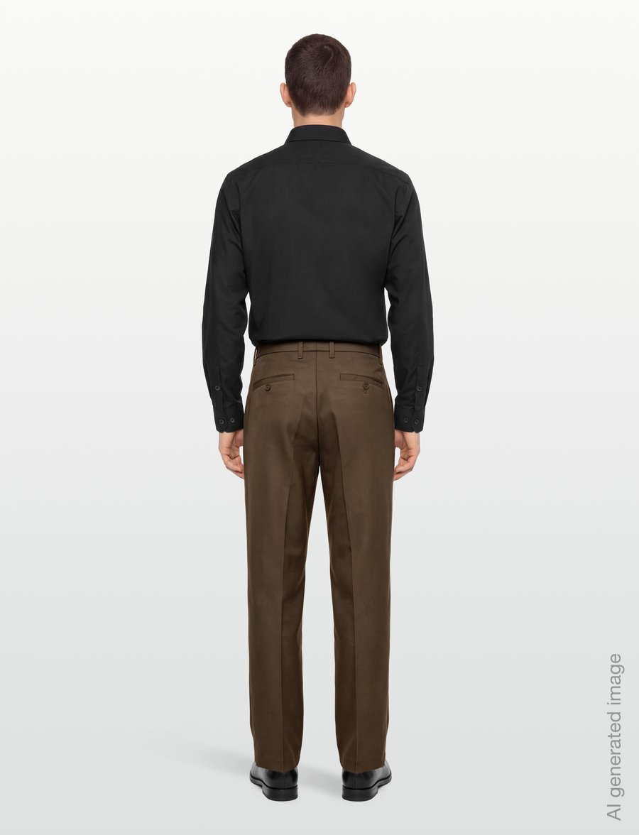 Woodbird - WBBen Suit Pant - kostymbyxor - brown - 4