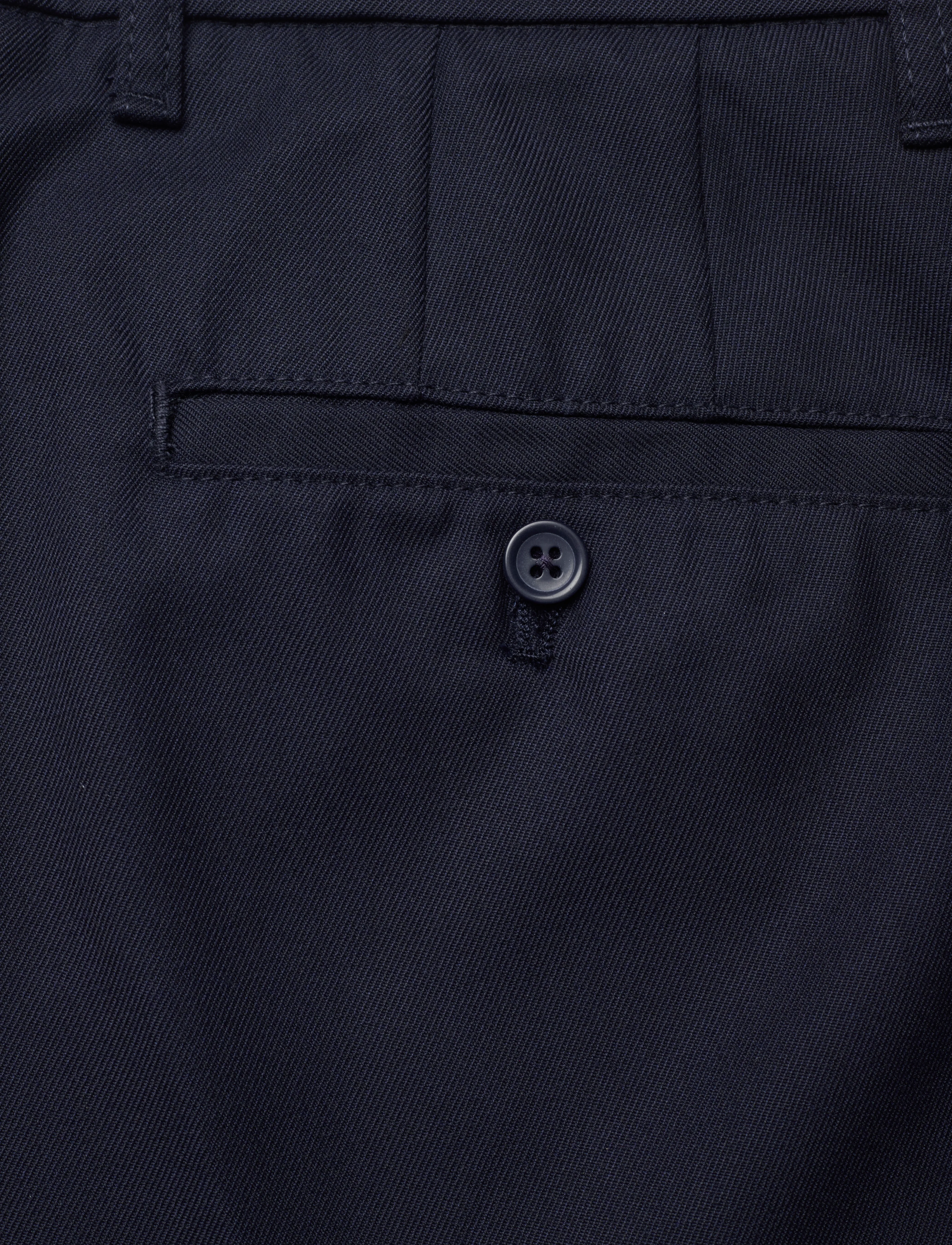 Woodbird - WBBen Suit Pant - jakkesætsbukser - dk. navy - 4