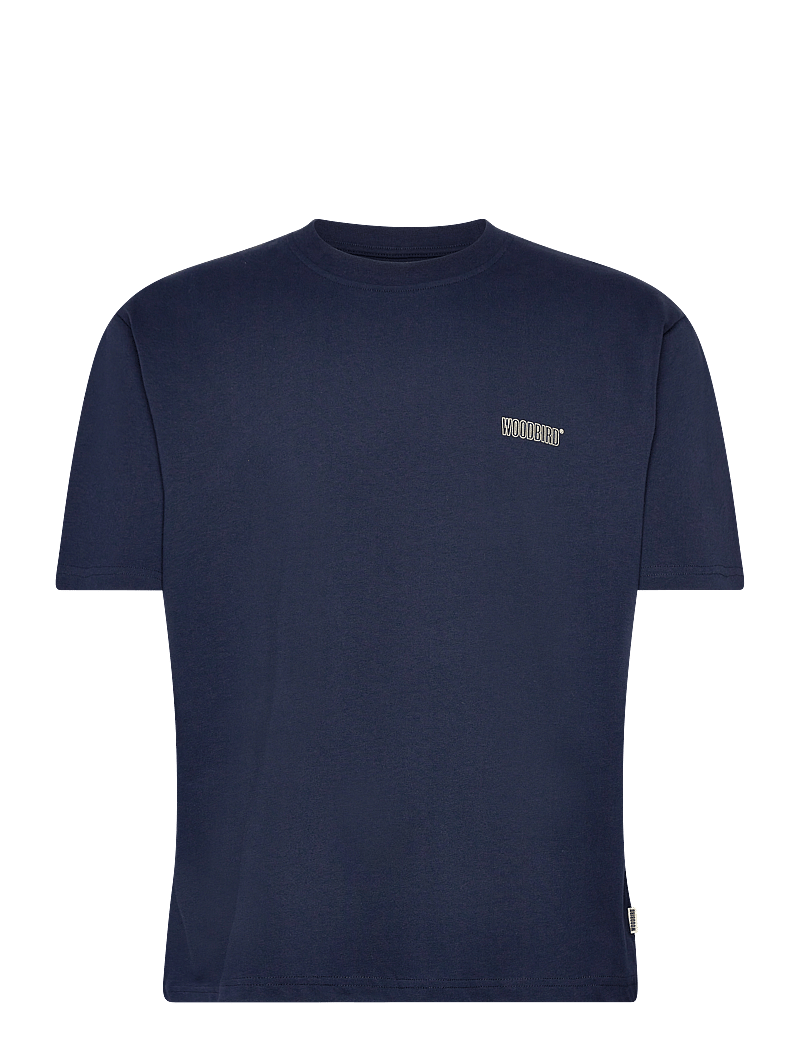 Woodbird - WBBaine Fish Tee - lühikeste varrukatega t-särgid - navy - 1