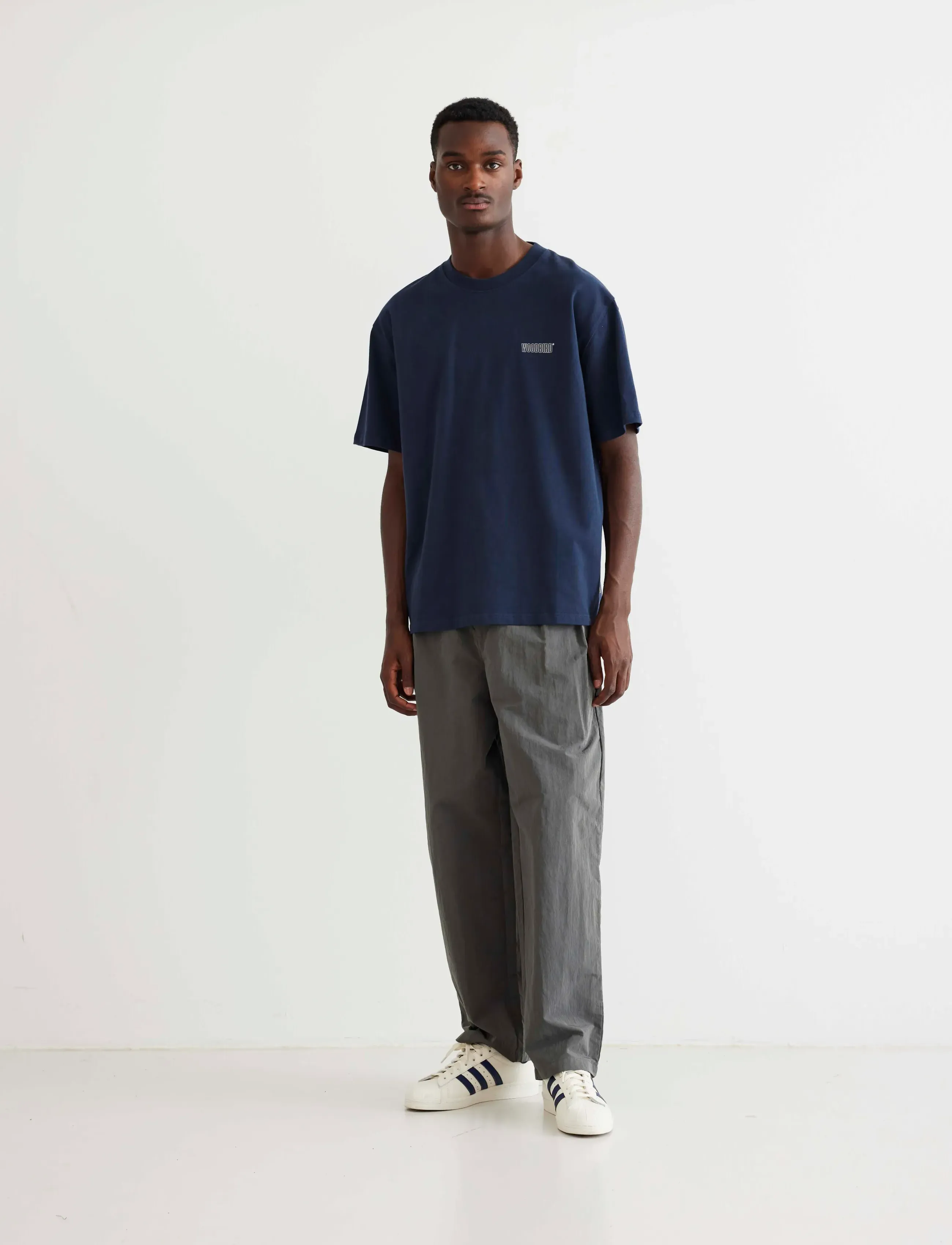Woodbird - WBBaine Fish Tee - navy - 3