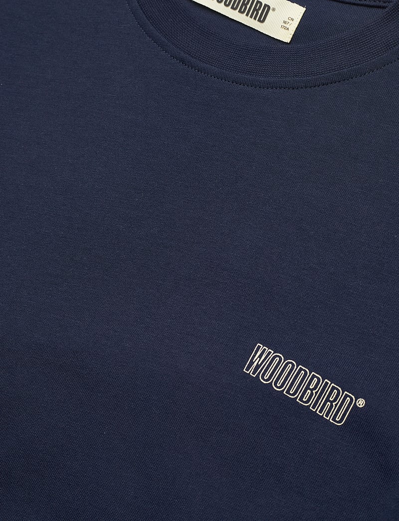 Woodbird - WBBaine Fish Tee - lühikeste varrukatega t-särgid - navy - 5