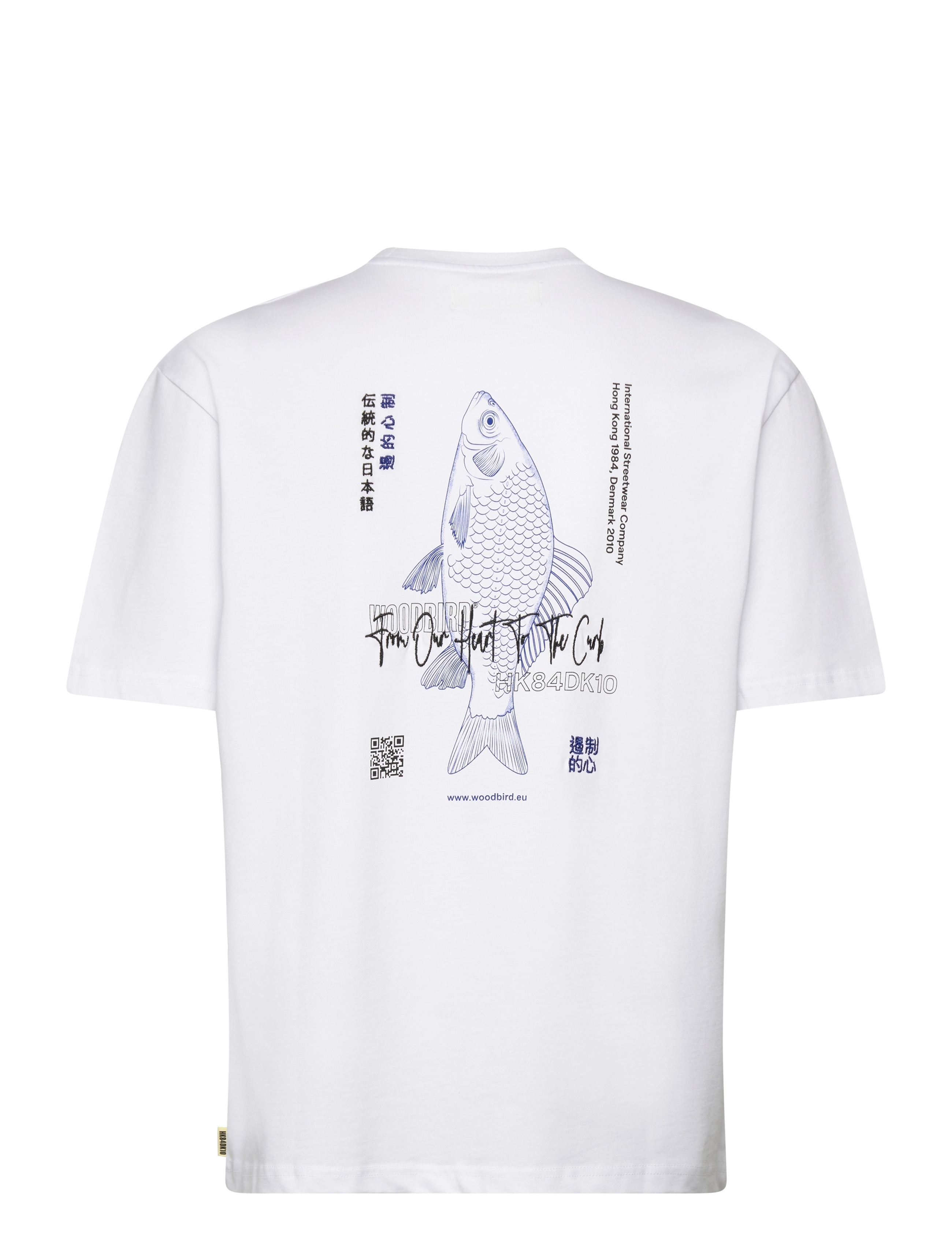 Woodbird - WBBaine Fish Tee - white - 2