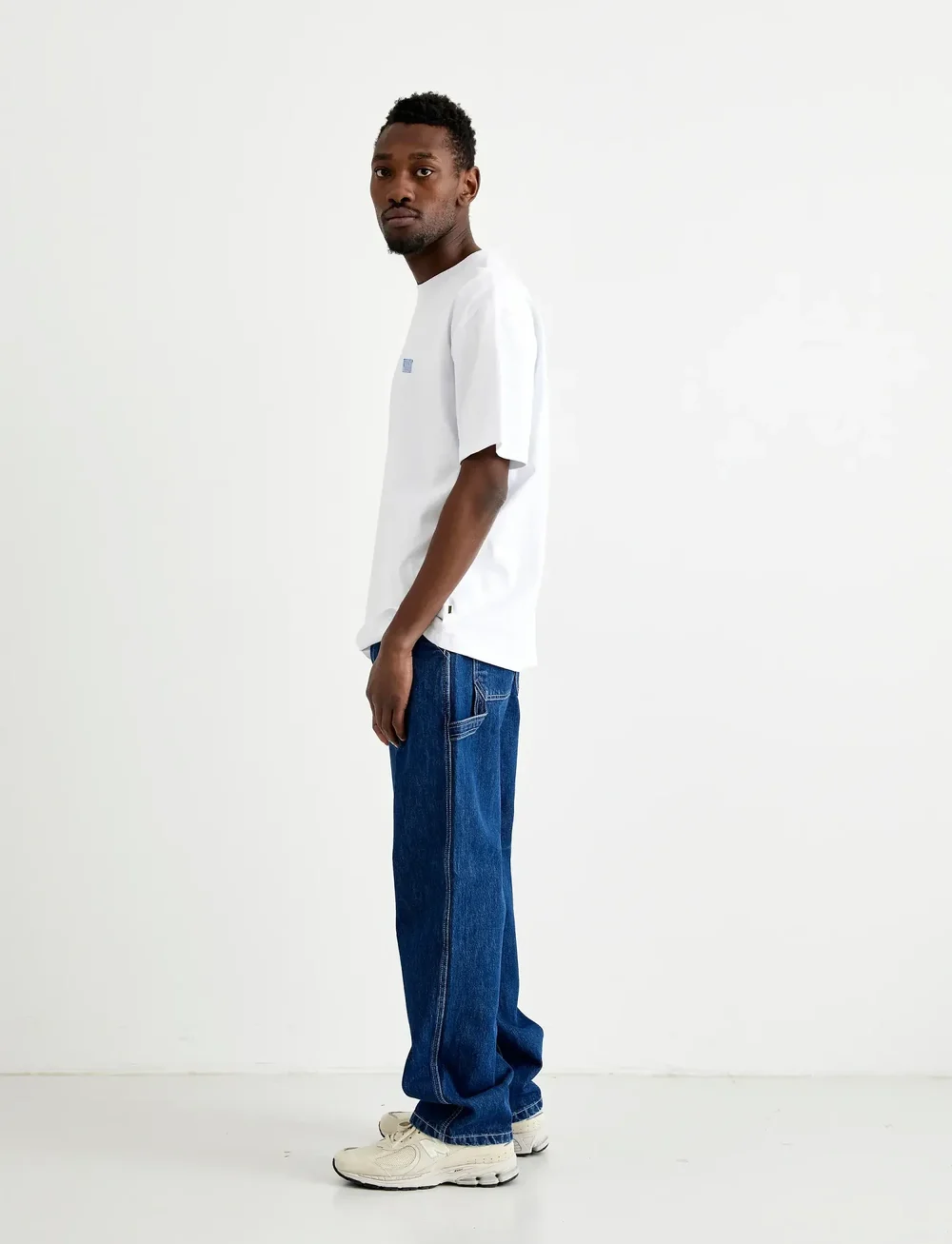 Woodbird - WBBaine Fish Tee - kortermede t-skjorter - white - 0