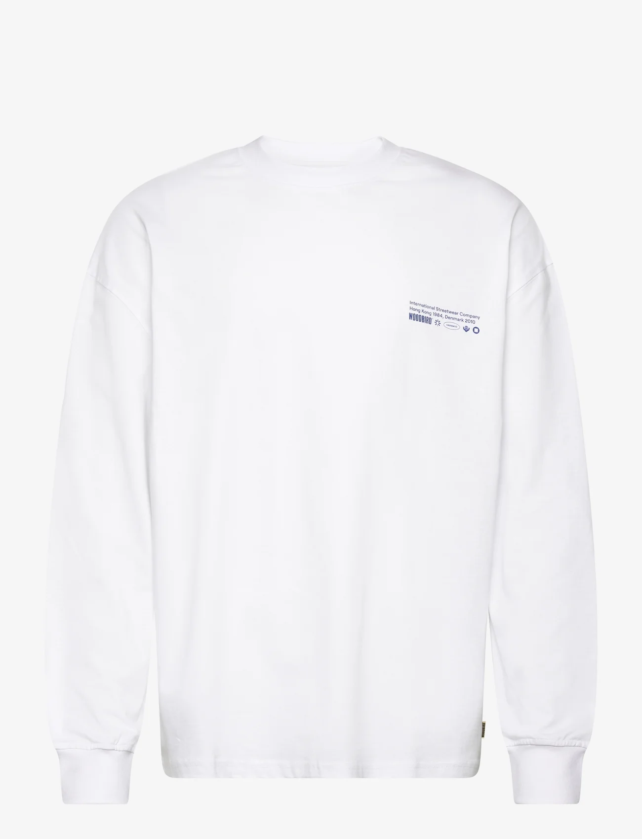 Woodbird - WBJoes Tech L/S Tee - basic t-shirts - white - 0