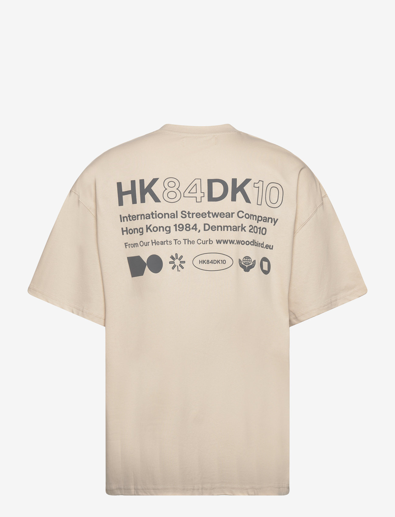 Woodbird - WBBose HKDK Tee - light sand - 1