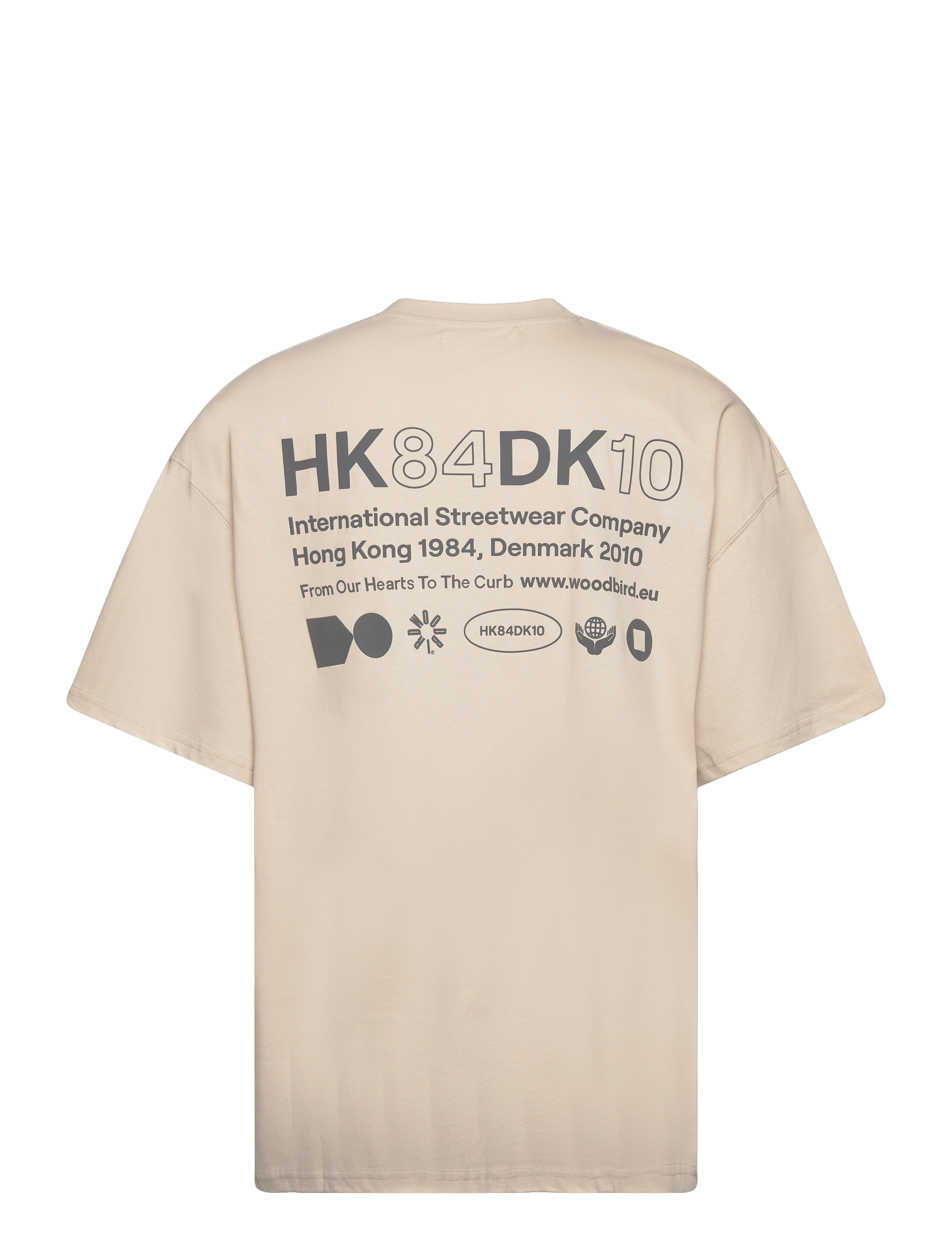 Woodbird - WBBose HKDK Tee - light sand - 2