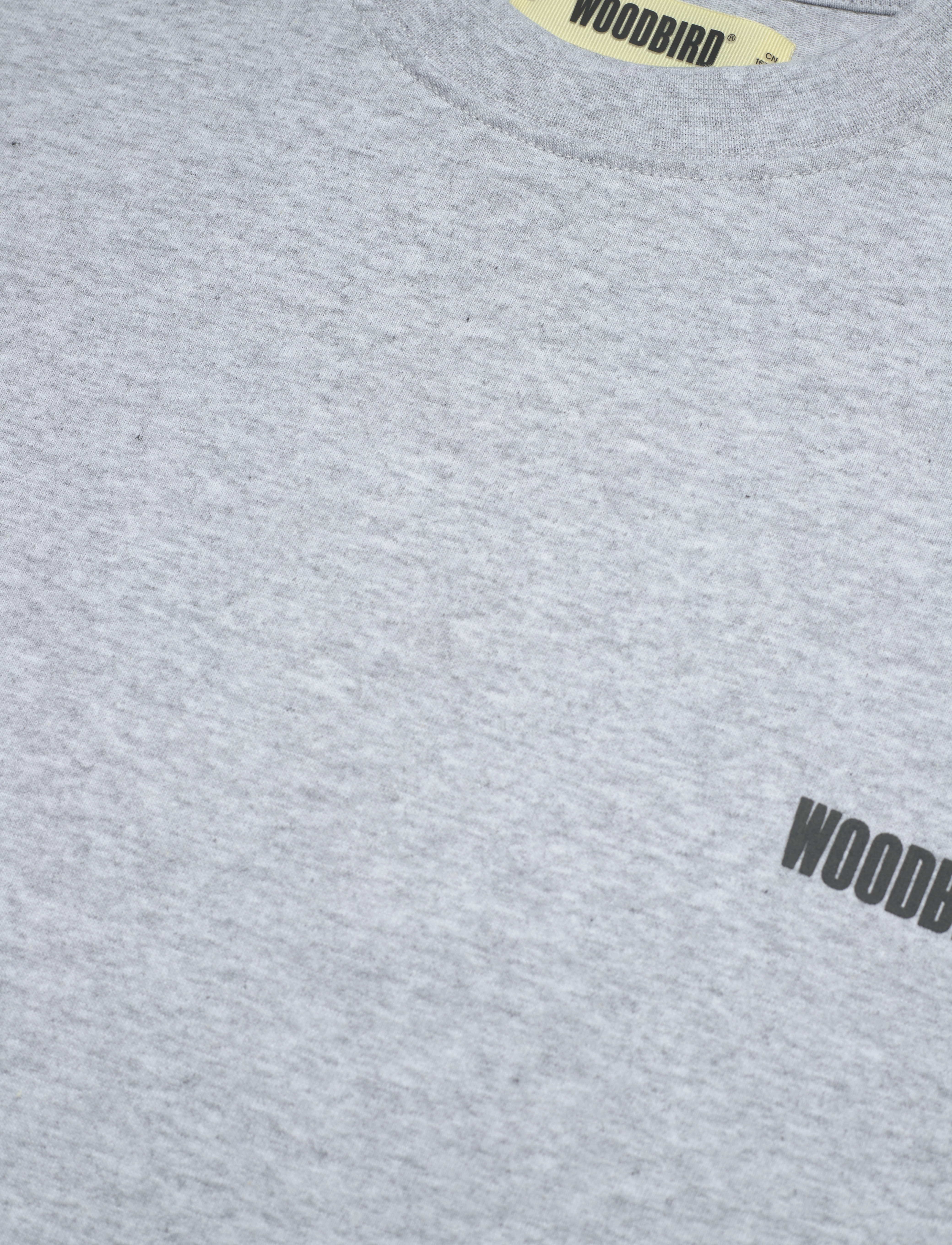 Woodbird - WBBose HKDK Tee - snow melange - 2