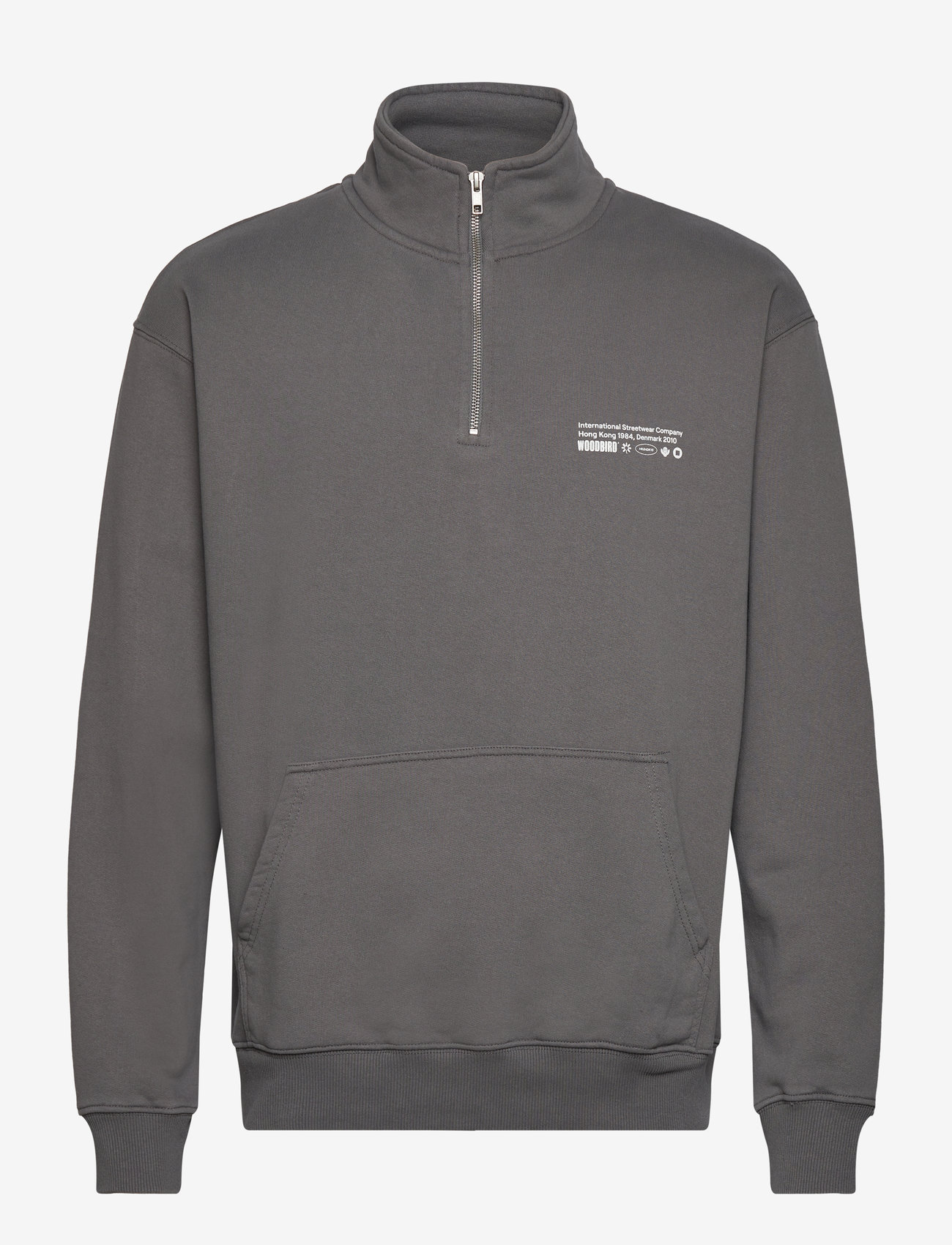 Woodbird - Lass Tech Half-Zip - antra grey - 0