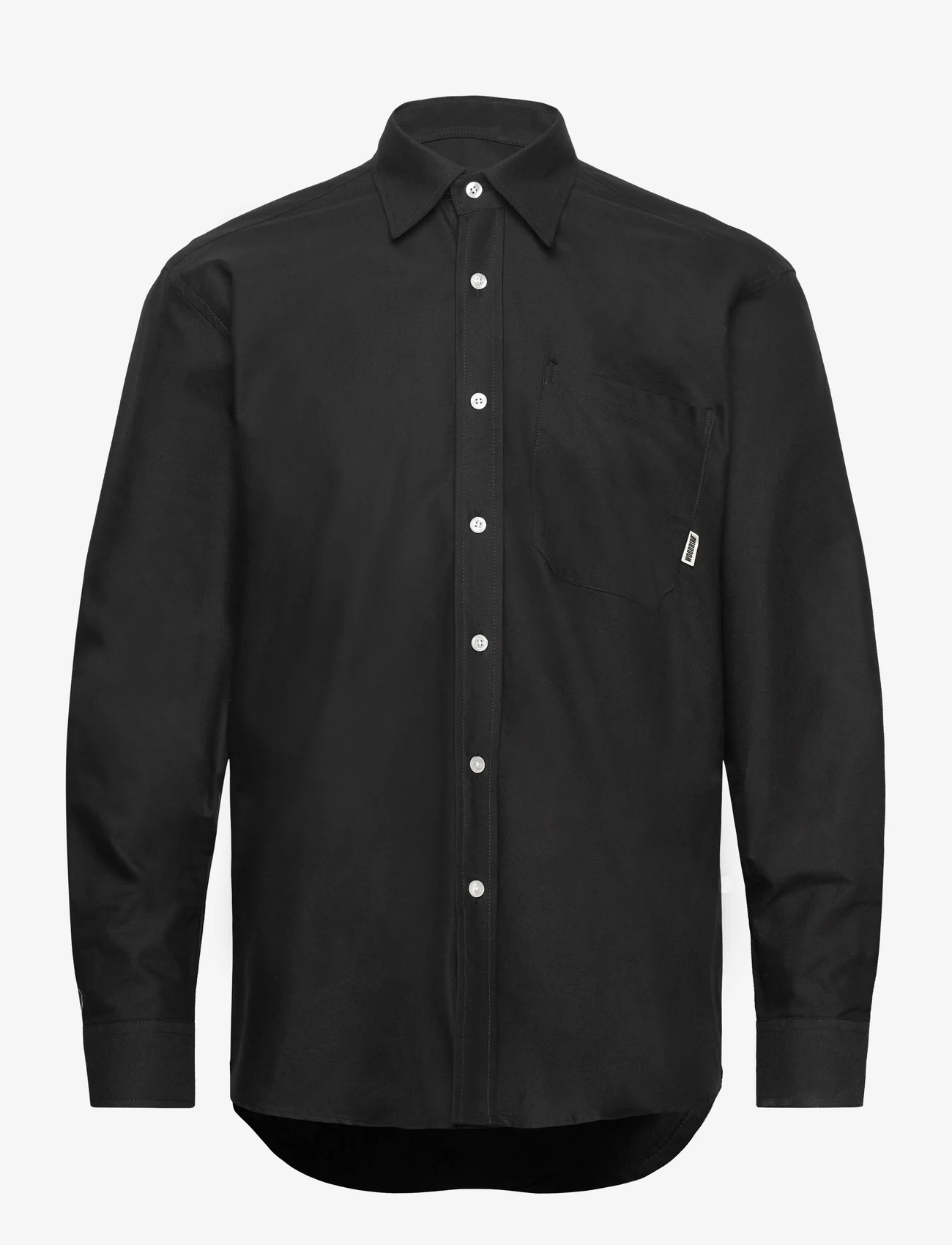 Woodbird - Yuzo Classic Shirt - peruskauluspaidat - black - 0