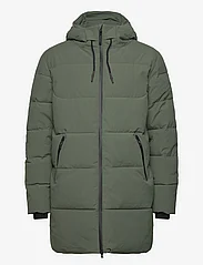 Woodbird - WBJoseph Tech Long Jacket - winter jackets - army - 0