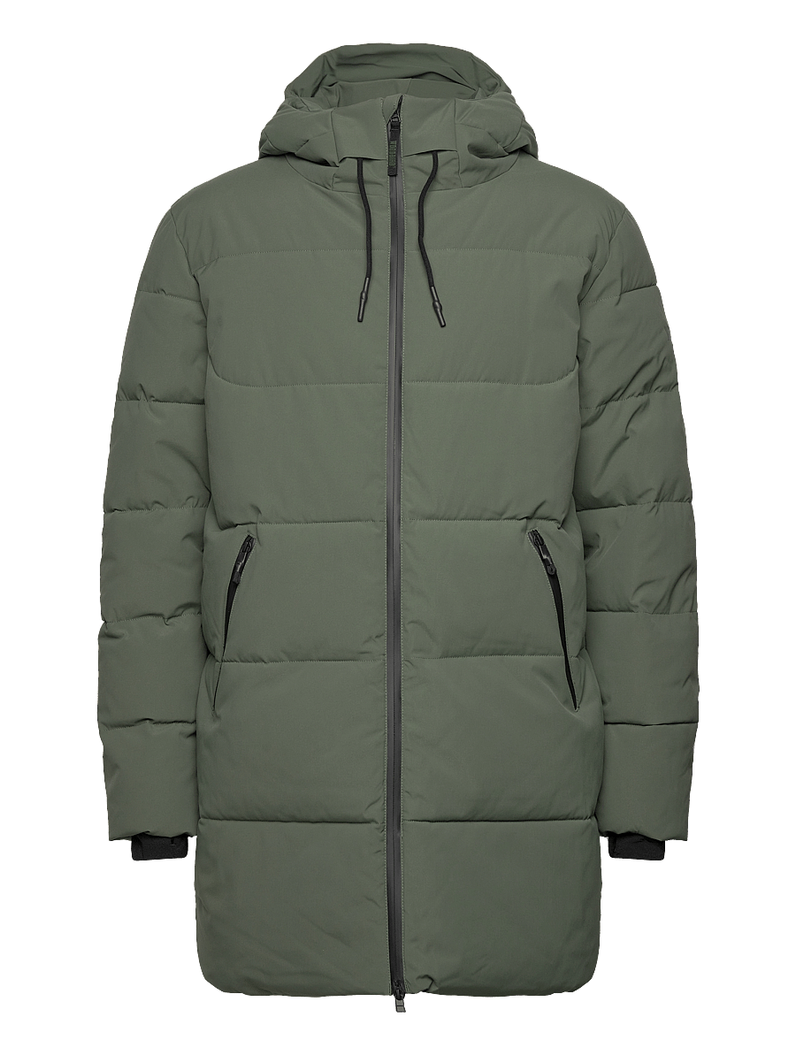 Woodbird - WBJoseph Tech Long Jacket - daunenjacken - army - 0