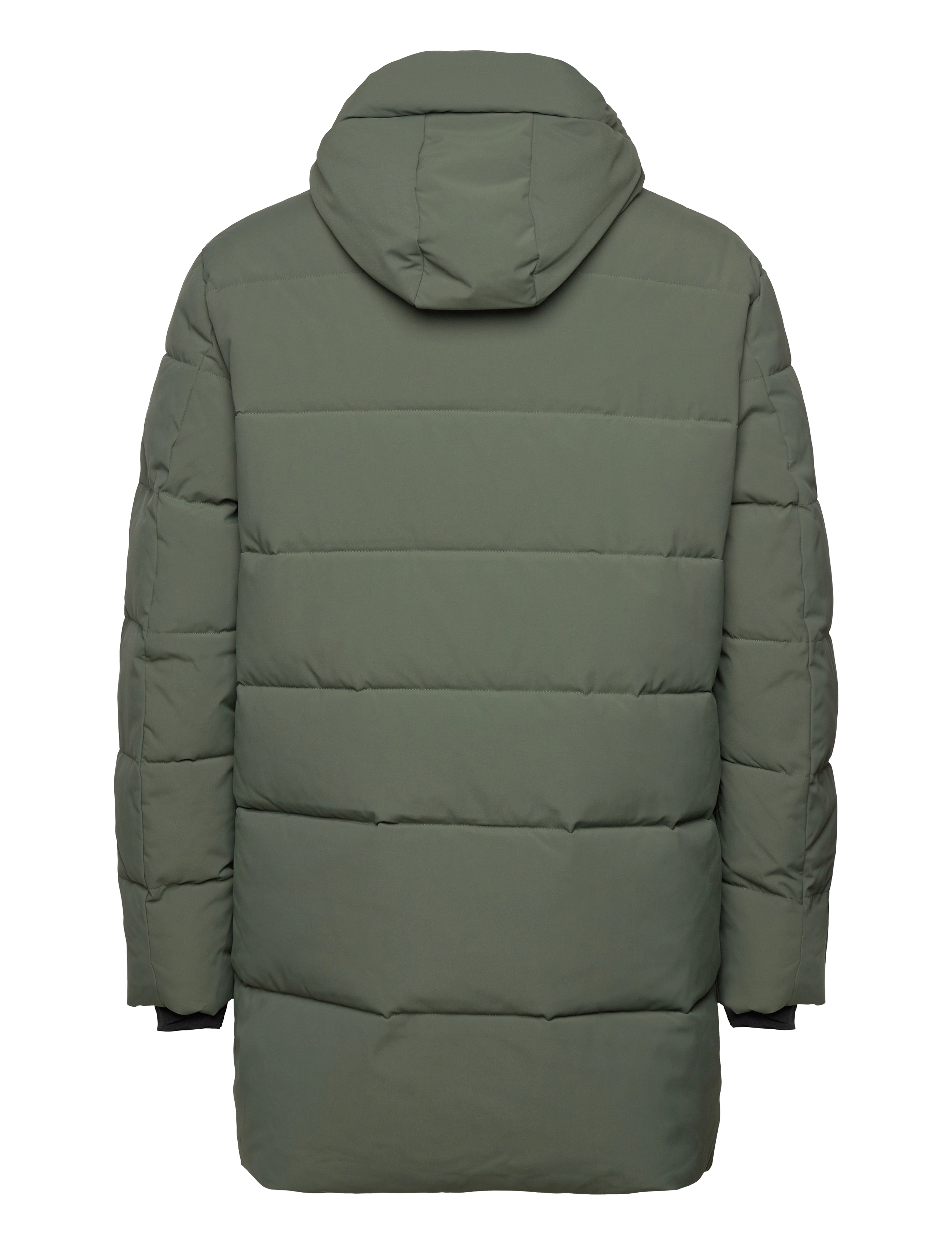 Woodbird - WBJoseph Tech Long Jacket - vinterjakker - army - 1
