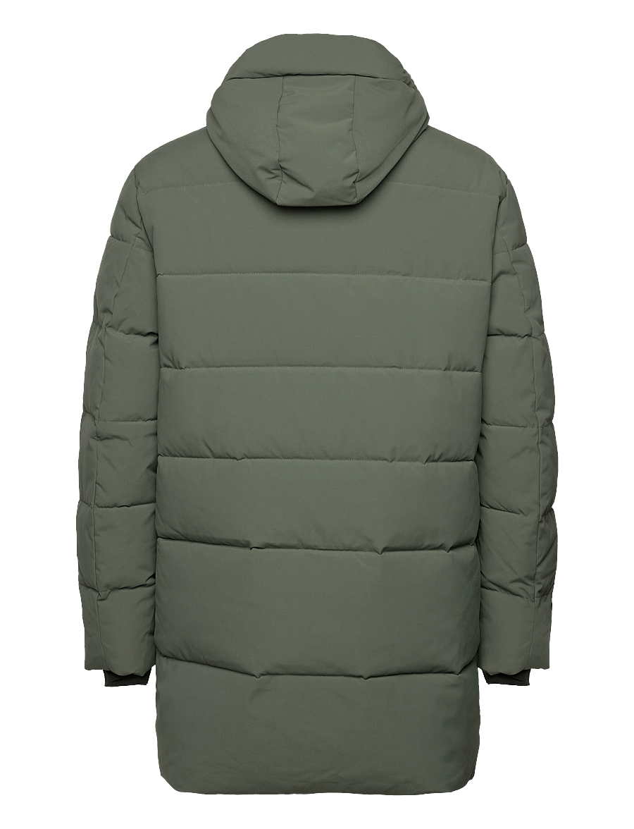 Woodbird - WBJoseph Tech Long Jacket - daunenjacken - army - 1