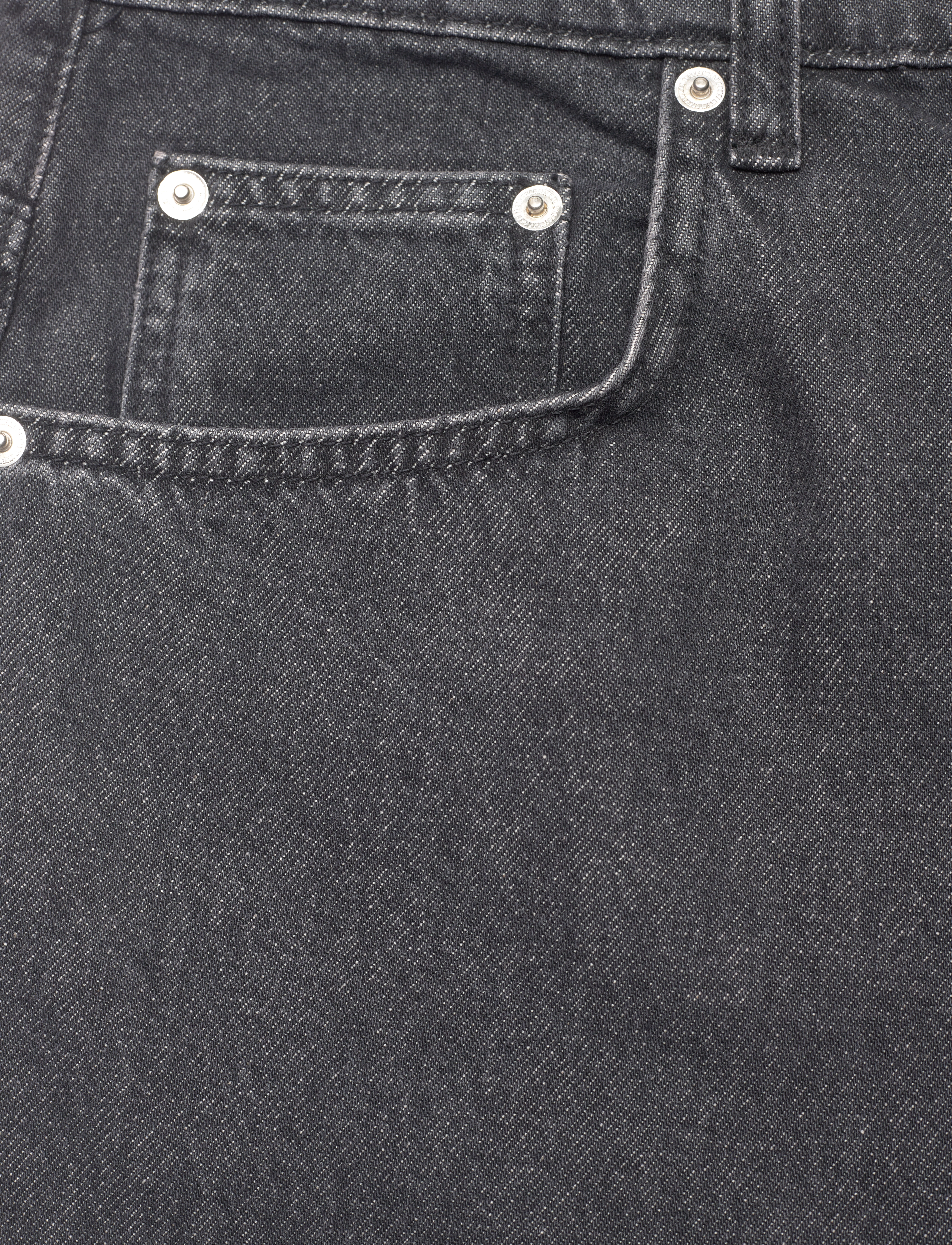 Woodbird - WBLeroy Coal Jeans - rúmar gallabuxur - grey - 2