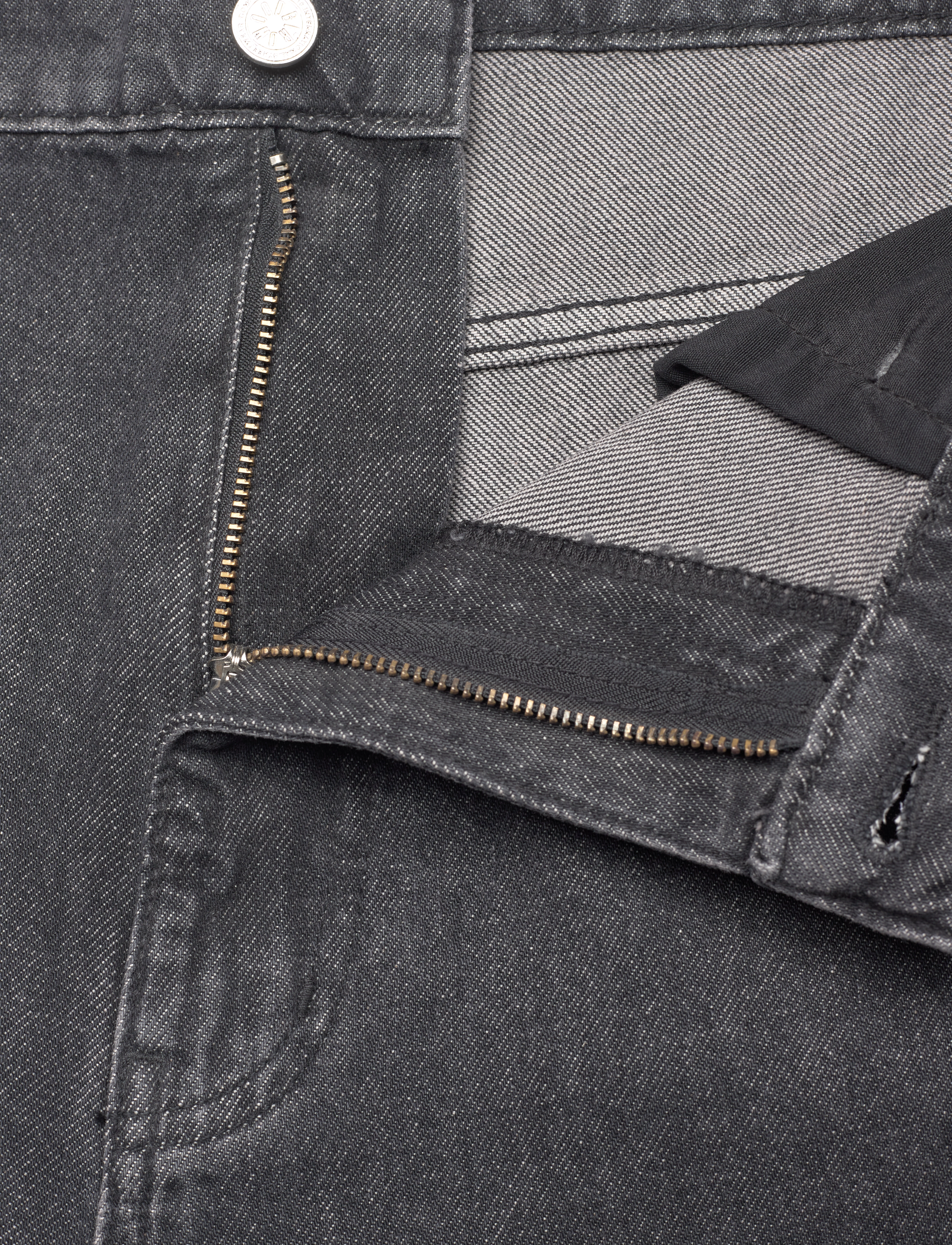 Woodbird - WBLeroy Coal Jeans - rúmar gallabuxur - grey - 3